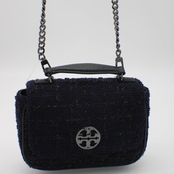 Tory Burch Willa Tweed Mini Top Handle Bag
